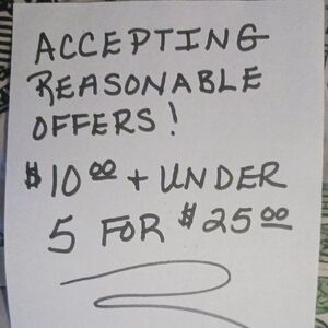 Handwritten Offer Sign